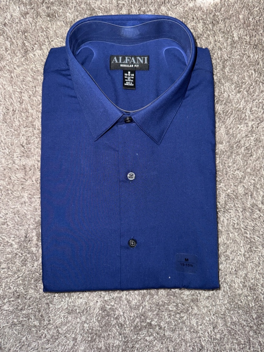 Alfani Men's Dress Shirt in Royal Blue
